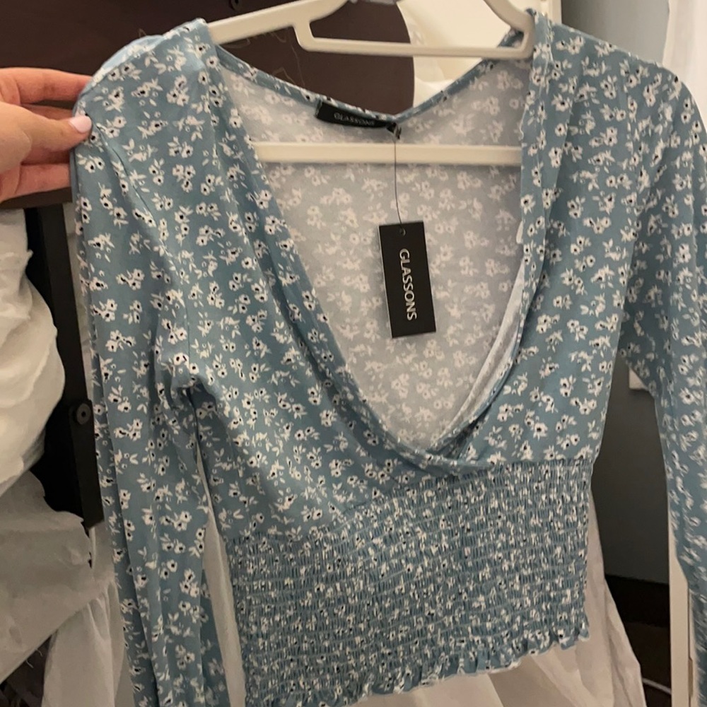 GLASSONS Sea Monkey Floral Top